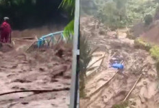 Giliran Kawasan Wisata Guci, Tegal, Jateng Diterjang Banjir Bandang 