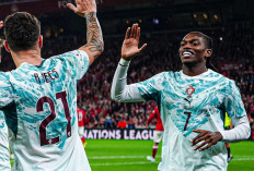 Portugal Cetak 4 Gol ke Gawang Denmark, Rafael Leão Jadi Sorotan dengan Nomor 7