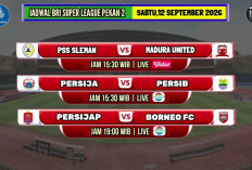 Jadwal BRI Super League Sabtu 12 September 2026, Persija vs Persib Jadi Sorotan