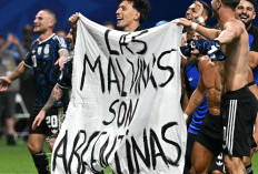 Argentina Terancam Hukuman FIFA, Selebrasi Spanduk Malvinas Jadi Sorotan Dunia