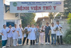 Outbound ke Vietnam, 3 Mahasiswa FKH UB Rasakan Pengalaman Klinis di Nong Lam University