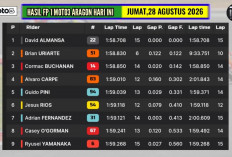 David Almansa Tercepat di FP1 Moto3 Aragon, Veda Ega Pratama Masih Peringkat 20