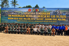 TMMD ke-130 di Malang Bangun Jalan Usaha Tani Desa Taji, 150 Personel Dikerahkan