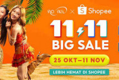 Shopee 11.11 Big Sale Gandeng No Na, Ada Promo Produk Rp11 Ribu