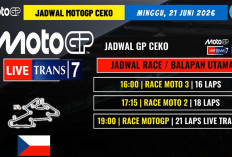Jadwal MotoGP Ceko 2026 Lengkap: Sprint Race Sabtu, Balapan Utama Live Trans7 Minggu Malam