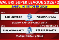 Jadwal BRI Super League 2026-2027: Pekan Berikutnya Dimulai 9 Oktober, Persib Hadapi Dewa United