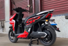 Indomobil Sprinto Disorot di GJAW, Motor Listrik Rasa Skutik Jepang dengan Fitur Super Lengkap