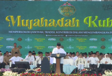 Presiden Prabowo di Mujahadah Kubro 1 Abad NU di Malang: Ajak Pemimpin Rukun, Menjaga Persatuan