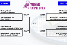Peluang Rehan/Gloria ke Semifinal BWF Taipei Open 2026 Terbuka, Ini Lawan dan Rekor Pertemuannya