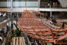 Perahu Firaun Khufu Dirakit di Hadapan Publik di Grand Egyptian Museum