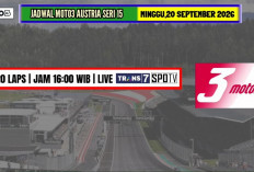 Jadwal Moto3 Austria 2026, Race Seri ke-15 Dimulai Minggu Pukul 16.00 WIB