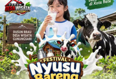 Festival Nyusu Bakal Digelar Besok 4 Oktober di Batu, Bagikan Seribu Cup Susu dan Doorprize Pedet