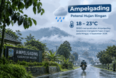 Cuaca Kabupaten Malang Hari Ini 6 September, Poncokusumo 13 Derajat hingga Ampelgading Hujan