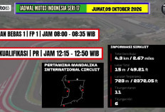 Jadwal Latihan Bebas Moto3 Mandalika 2026, Veda Ega Pratama Mulai Jumat Pagi