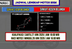 Jadwal Moto3 Belanda 2026: Kesempatan Veda Ega Pratama Kejar Lima Besar Klasemen