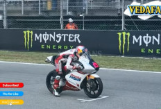 Veda Ega Pratama Start Posisi 20 tapi Finish 8 Besar di Moto3 Catalunya 2026, Dunia Mulai Melirik