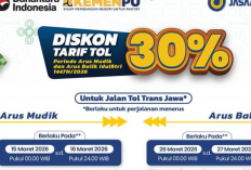Berlaku Mulai 26-27 Maret, Ini Daftar Diskon Tarif Tol 30 Persen Arus Balik Lebaran 2026 