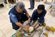 Mahasiswa Polinema Ciptakan Alat Pembelah Durian, Bisa Buka 4 Buah per Menit