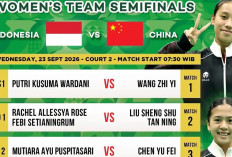Jadwal Semifinal Badminton Putri Asian Games 2026: Indonesia vs China, Perebutan Tiket Final