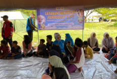 Cerita Tagana Jatim di Pos Pengungsi Pidie Jaya: Mendongeng, Bermain, Sharing untuk Pulihkan Emosional-Mental