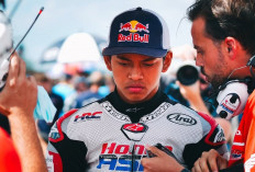 Veda Ega Pratama Terjepit Dominasi KTM di Moto3 Aragon, Honda Punya Pekerjaan Rumah