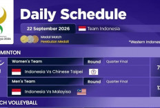 Tim Putra Indonesia Asian Games 2026 Hadapi Malaysia di 8 Besar, Ini Jadwalnya