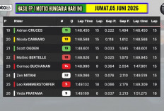 Veda Ega Pratama P26 di FP1 Moto3 Hungaria 2026, David Almansa Tercepat dan Klasemen Memanas