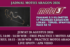 Jadwal Moto3 Aragon 2026: Veda Ega Pratama Kembali Beraksi, Catat Jam Lengkapnya