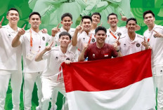 Tim Bulu Tangkis Putra Indonesia Menang, China Takluk 3-2 di Final Asian Games 2026