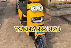 Yadea E8S Pro Disulap Jadi Motor Listrik Bergaya Minion, Biaya Modifikasinya Tembus Puluhan Juta