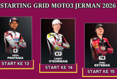 Start dari Posisi 13, Veda Ega Finis 8 Besar di Moto3 Jerman 2026, Raih Poin Penting untuk Klasemen