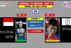 Jadwal Taipei Open 2026: Anthony Sinisuka Ginting Ditantang Lin Chun-Yi, Rekor Pertemuan Masih Imbang