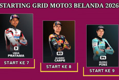 Starting Grid Moto3 Belanda 2026: Veda Ega Pratama Baris Ketiga, Peluang Tambah Poin Masih Terbuka