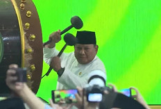 Prabowo Tabuh Beduk Buka Muktamar ke-35 NU di Tambakberas, Singgung Peran Kiai dan Pesantren