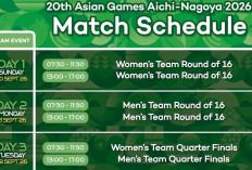 Jadwal Badminton Asian Games 2026: Beregu Putri Mulai Minggu, Putra Senin