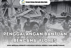 Ormas Kota Batu Galang Dana untuk Korban Gempa Flores, Mahasiswa NTT di Malang Ikut Dibantu