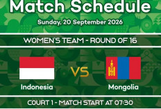 Badminton Asian Games 2026: Indonesia Hadapi Mongolia di 16 Besar Beregu Putri