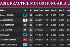 Veda Ega Pratama Bikin Kejutan di Hungaria, Finis P2 pada Sesi Practice Moto3