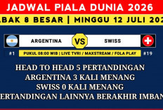 Argentina di Atas Angin! Rekor Swiss Bikin Waswas Jelang Duel Hidup Mati Perempat Final Piala Dunia 2026