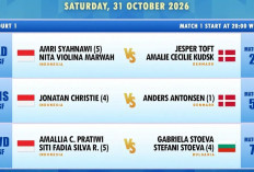 Jadwal Semifinal HYLO Open 2026: Jonatan Christie, Fadia/Tiwi dan Amri/Nita Berebut Tiket Final