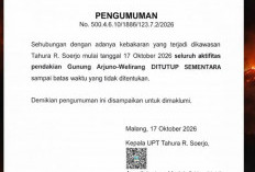 Kebakaran Arjuno-Welirang Meluas, Jalur Pendakian Welirang Ditutup
