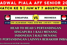 Jadwal Piala AFF 2026 Matchday Terakhir: Indonesia vs Singapura Jadi Laga Penentu Semifinal
