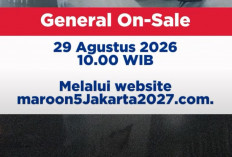Konser Maroon 5 di JIS 2027, Ada 8 Kategori Tiket dan Early Entry VIP