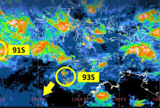 Bibit Siklon 91S Berubah Jadi Siklon Tropis Bakung Malam Ini! Jatim Potensi Hujan dan Angin Kencang