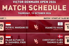 Jadwal Denmark Open 2026: Tanpa Ganda Campuran, 5 Wakil Indonesia Hadapi 16 Besar Denmark Open 2026 