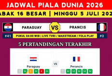 Jadwal 16 Besar Piala Dunia 2026 Hari Minggu: Prancis Waspadai Kejutan Paraguay, Maroko Tantang Kanada