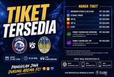Tiket Laga Arema FC vs PSIM Yogyakarta Resmi Dijual, Berikut Harga dan Cara Pembeliannya