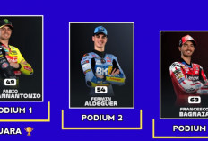 Jadwal Sprint Race MotoGP Mugello Italia 2026 dan Klasemen Terbaru, Fabio Diggia Menggila