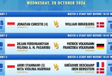 Jadwal Hylo Open 2026 Hari Kedua: Jonatan Christie Hadapi Wakil Denmark, Dejan/Felisha Siap Beraksi