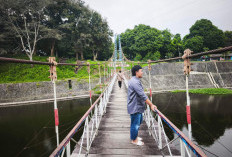 Jembatan Gantung Jadi Magnet Wisata Waduk Selorejo Ngantang